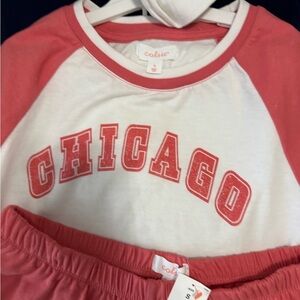 Ladies new size small 3 piece pajama set.